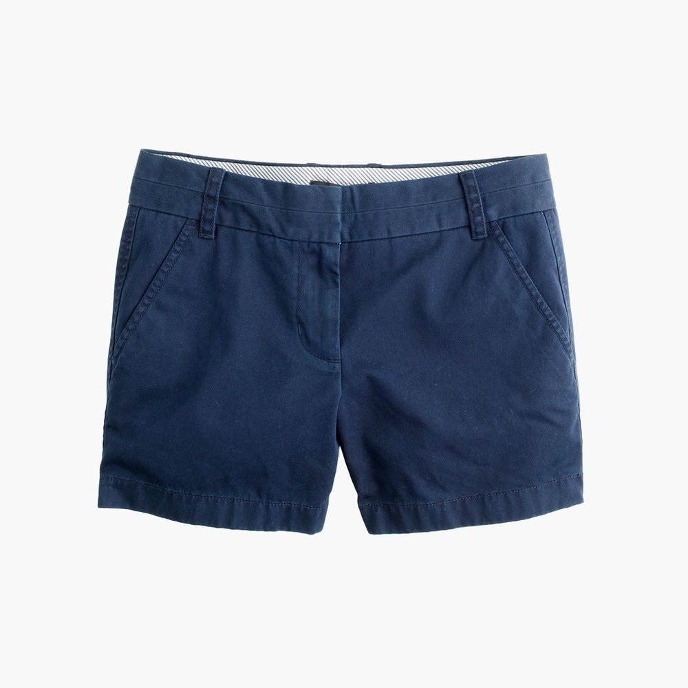 J Crew Faded Blue Chino Shorts 3” Inseam Size 6